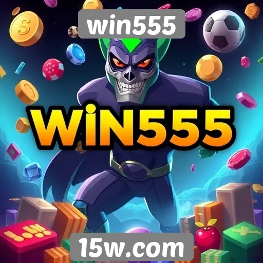 Variedade de jogos disponíveis no win555